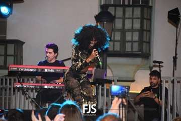 Concierto de Nia Correia en San Juan/Francisco Javier Santana e Ildefonso Rodríguez.